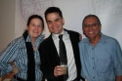 Constance Mortell, Kris Stewart (NYMF, Executive Director) and Robert Carreon Photo