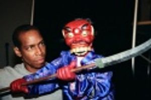 Kevyn Morrow with Demon puppet Photo