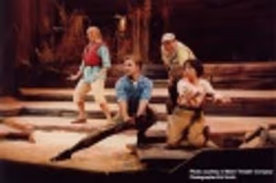 Lucinda Hitchcock Cone (Georgie), Travis Poelle (Glen Two), Dani Marcus (Bessie Two)  Photo