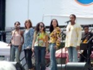 Members of the upcoming HAIR benefit concert led by Darius DeHaas Photo