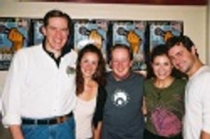 The cast of NYMF's Desperate Measures: Nick Wyman (Governor Mueller), Ginifer King (S Photo