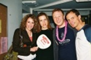 [title of show] cast members Courtney Balan, Susan Blackwell, Hunter Bell and Jeff Bo Photo