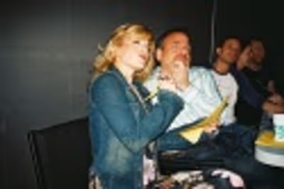 NYMF Broadway Idol Celebrity Judges Felicia Finley and Marc Shaiman Photo