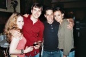 Amy Cannon, Mike Cannon (Tom; u/s Mark, Mike, Al and Richie), Jeffrey Schechter, and  Photo