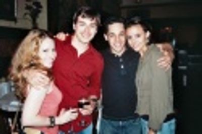 Amy Cannon, Mike Cannon (Tom; u/s Mark, Mike, Al and Richie), Jeffrey Schechter, and  Photo