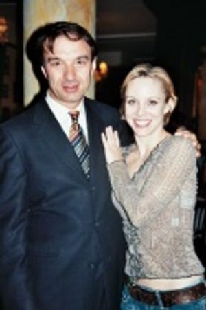 Charlotte dâ€™Amboise and Ilir Rizaj (Tonyâ€™s DiNapoliâ€™s Time Squar Photo
