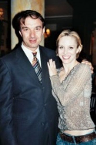 Charlotte dâ€™Amboise and Ilir Rizaj (Tonyâ€™s DiNapoliâ€™s Time Squar Photo