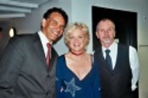 Brian Stokes Mitchell, Christine Ebersole with her husband Bill Moloney (Percussion) Photo