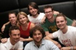 Back: Chris Huntley, Caroline Sheen, Jon-Paul Hevey, and Grant Olding (composer); Fro Photo