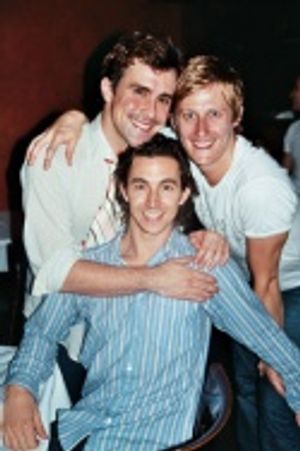 La Cage aux Folles reunion--Josh Walden, Nathan Peck and Andy Pellick Photo
