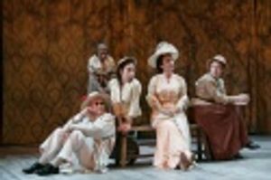 Brian McEleney as Leonid Gaev, Barbara Meek as Firs, Phyllis Kay as Lovey Ranevskaya, Photo