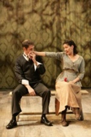 Mauro Hantman as Yasha and Angela Brazil as Dunyasha Photo