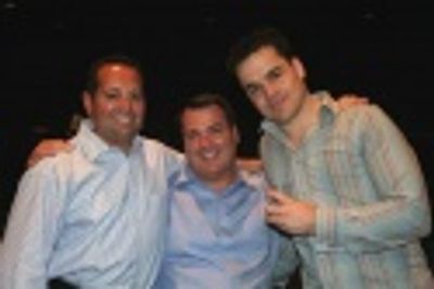 Mike DeSimone (NYMF Social Commitee), Jeff Jenssen NYMF Social Commitee) and Kris Ste Photo