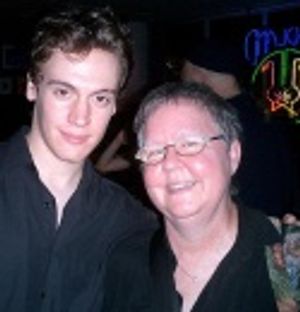 Erich Bergen and Christine Lavin  Photo