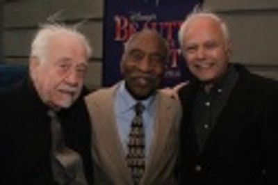 Abba Bogin (music director, How to Succeed, Guys and Dolls), Joe Wilder, and Ira Bern Photo