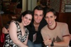Stephanie D'Abruzzo (Avenue Q), Scott Nevins (Celebrity Table Co-Host) and Kevin Caho Photo