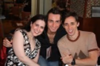 Stephanie D'Abruzzo (Avenue Q), Scott Nevins (Celebrity Table Co-Host) and Kevin Caho Photo