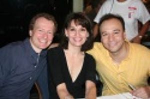 Bob Martin, Beth Leavel, and Danny Burstein Photo