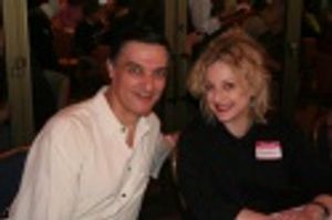 Robert Cuccioli and Carol Kane Photo
