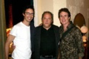 Tom Cavanaugh, author Richard Vetere and John Shea Photo