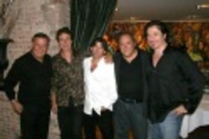 Machiavelli after party: Marvin Scott (CW11 News), John Shea, Director Evan Bergman,  Photo