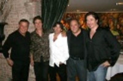 Machiavelli after party: Marvin Scott (CW11 News), John Shea, Director Evan Bergman,  Photo