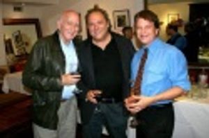 Dominic Chianese (who plays Uncle Jr. on "The Sopranos"), playwright Richard Vetere ( Photo