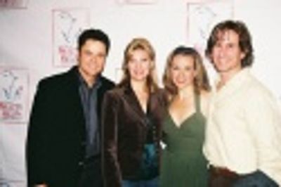 Donny Osmond, Debbie Osmond, Sarah Uriarte Berry and husband Michael Berry Photo