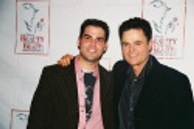 Donny Osmond Jr. with his dad Donny Osmond Photo