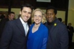 John Lloyd Young, Darlene Krenz and Tazewell Thompson, Westport Country Playhouse art Photo