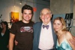 Hunter Foster, Fyvush Finkel and Kerry Butler Photo