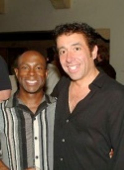 Jeffrey Polk and Costume Designer Tommy Marquez
 Photo
