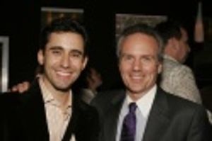 John Lloyd Young and Michael Gennaro (President and CEO, Paper Mill Playhouse) Photo
