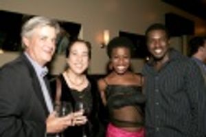 Ken Thorn (Paper Mill Chairman), Diane Claussen (Managing Director), Uzo Aduba and Jo Photo