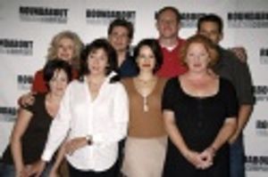 (left to right) Karen Walsh, Blythe Danner, Sandra Shipley, Gale Harold, Carla Gugino Photo