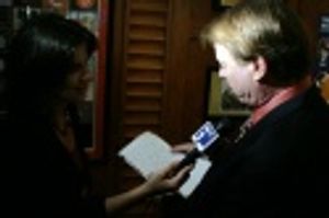 Jay Johnson reads a letter from Bob to NY1 Photo
