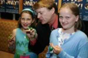 Puppetry 101 with Leah and Kristina (Stewart F. Lane's daughter, Jay Johnson's niece) Photo