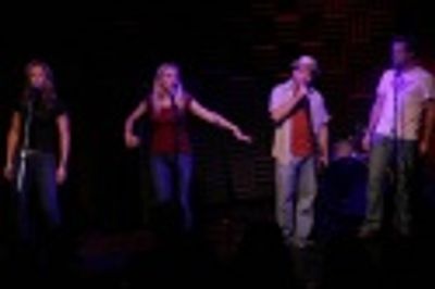 Lisa Datz, Sarah Saltzberg, Jason Kravitz and Greg Reuter Photo