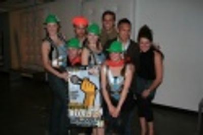 The NYMFette's along with David Leidholdt (NYMF, Sr. Associate Producer), Eric Louie  Photo