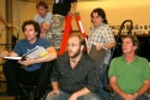 Aaron Lazar, Alexander Gemignani and Gary Beach Photo