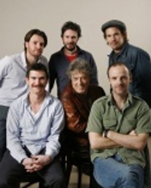 Playwright Tom Stoppard with, clockwise from bottom left, Billy Crudup, Jason Butler  Photo