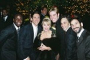 James T. Lane, Michael Berresse, Joan Rivers, Tyler Hanes, Jeffrey Schecter and Micha Photo