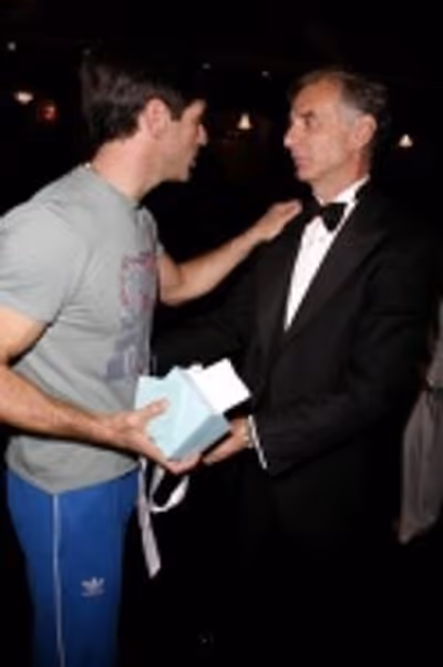 Michael Berresse and producer John Breglio Photo
