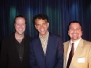 Mitchell with Wilson Southerland (left), his accompanist for the evening, and Sabella Photo