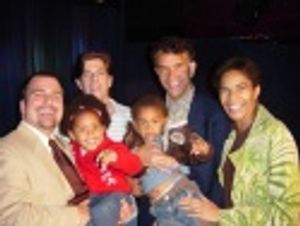 Itâ€™s a family affair! David and Thomas Sabella-Mills and their daughter, Irain Photo