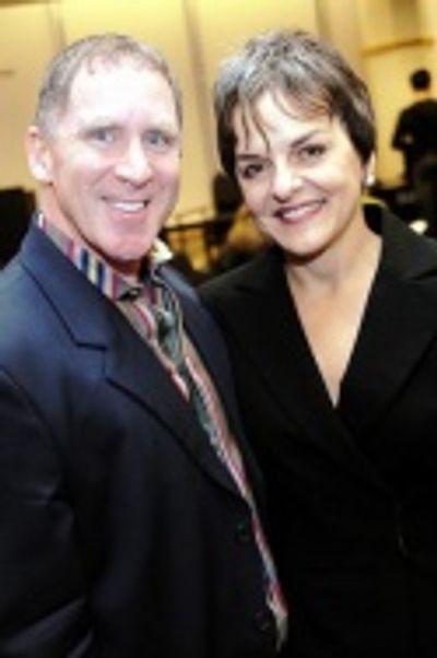 Justin Ross and Priscilla Lopez Photo