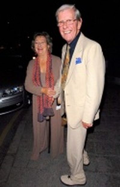 Presenter Bob Holness and wife Photo