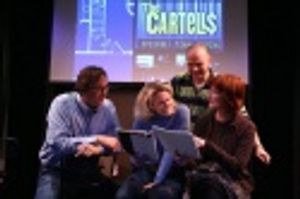 Douglas Carter Beane, Cady Huffman, Carl Andress and Joanna Gleason Photo