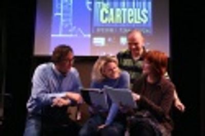 Douglas Carter Beane, Cady Huffman, Carl Andress and Joanna Gleason Photo
