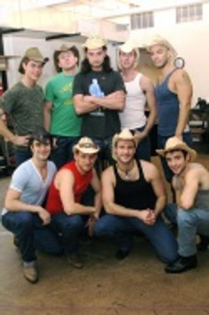 Constantine Maroulis and male ensemble Photo